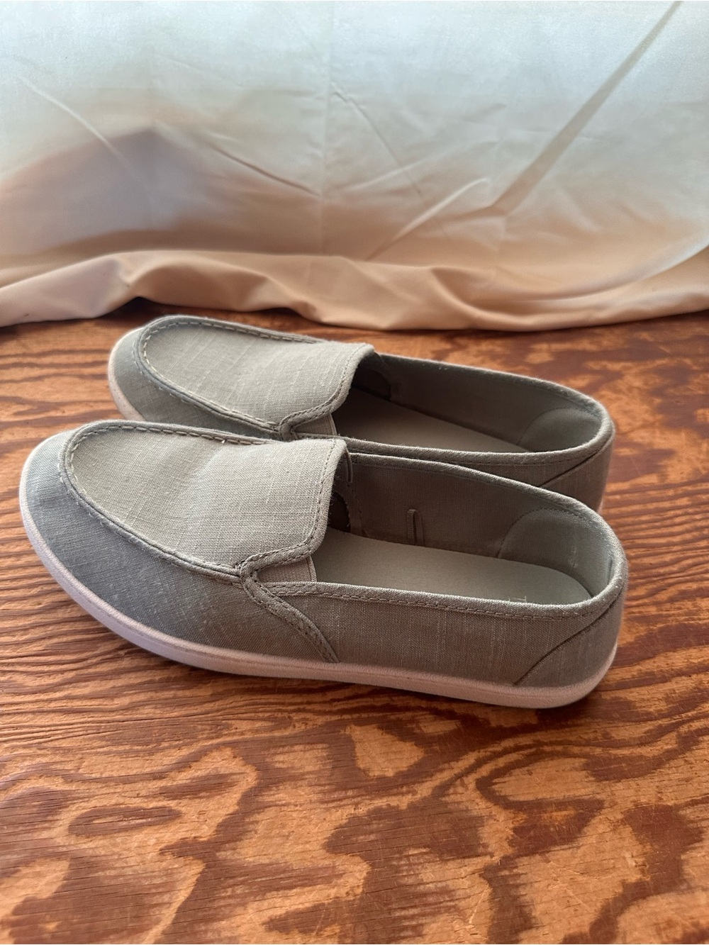Time and Tru Women's Slip-Ons - Gray